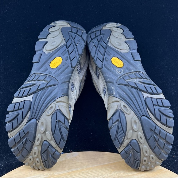 Merrell Men Moab 2 Waterproof Hiking Shoes Walnut Suede, Leather & Mesh Size 12 - Picture 7 of 11